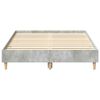 vidaXL Bed Frame Concrete Grey 193 x 123 x 25 cm Engineered Wood