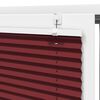 vidaXL Pleated Blind Bordeaux Red 75x150 cm Fabric Width 74.4 cm Polyester