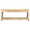 vidaXL Coffee Table 110x50x45 cm Hand Painted Solid Mango Wood