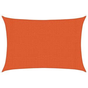 vidaXL Sunshade Sail 160 g/m&sup2; Orange 3x4 m HDPE