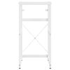 vidaXL Bathroom Washbasin Frame White 40x38x83 cm Iron