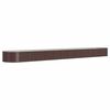 vidaXL Garden Raised Bed Galvanised Steel 512x80x36 cm Brown