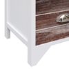 vidaXL Side Cabinet with 6 Drawers Brown 60x30x75 cm Paulownia Wood