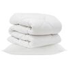 vidaXL Duvet with Pillow 2 pcs White Microfiber