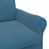 vidaXL Armchair Blue 76 x 94 x 102 cm Velvet
