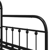 vidaXL Daybed Frame Black 90 x 190 cm Powder-Coated Steel