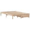 vidaXL Bed Frame without Mattress 150x200 cm King Size Solid Wood Pine