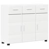vidaXL Sideboard with Shelf White 88.5 x 30.5 x 73 cm Engineered Wood