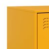 vidaXL Bedside Cabinets 2 pcs Yellow 34.5x39x44 cm Steel