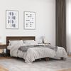 vidaXL Bed Frame without Mattress Brown Oak 120x200 cm