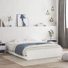 vidaXL Bed Frame with Drawers without Mattress White 140x200 cm