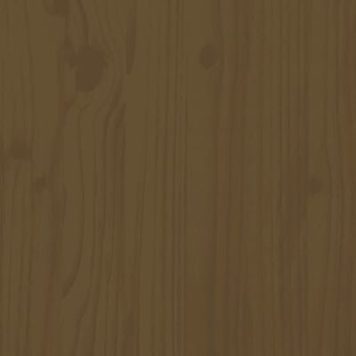 vidaXL Planter Honey Brown 112x25x66 cm Solid Wood Pine