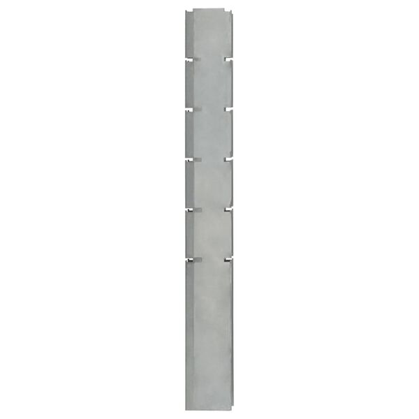 vidaXL Garden Fence Posts 40 pcs Silver 160 cm&nbsp;Galvanised Steel