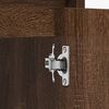 vidaXL Bathroom Cabinet Brown Oak 60x33x61 cm Engineered Wood