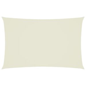 vidaXL Sunshade Sail Oxford Fabric Rectangular 2.5x5 m Cream