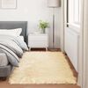 vidaXL Faux Sheepskin Rug Tafalla Cream 80 x 200 cm Polyester