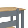 vidaXL 3 Piece Bar Set Grey Solid Wood Pine