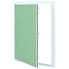 vidaXL Access Panel Green and Silver 55 x 65 cm