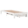 vidaXL Bed Frame with Drawers without Mattress White 100x200 cm