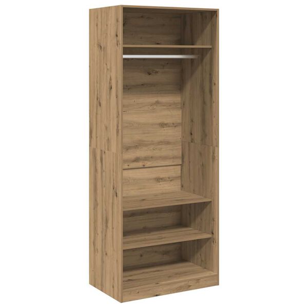 vidaXL Wardrobe Artisian Oak 80x50x200 cm Engineered Wood