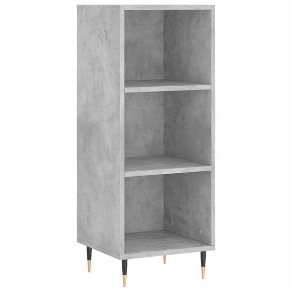 vidaXL Highboard Concrete Grey 34.5x32.5x180 cm Engineered Wood