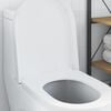 vidaXL Toilet Seat Adjustable White 48 x 36.5 x 4.5 cm Polypropylene