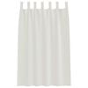 vidaXL Voile Curtain with Curtains 2 pcs Cream 175 x 140 cm Polyester