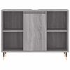 vidaXL Bathroom Cabinet Grey Sonoma 80x33x60 cm Engineered Wood