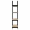 vidaXL Bookshelf Sonoma Oak 80 x 30 x 146 cm Engineered wood