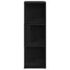 vidaXL Corner Shelves Black Oak 33 x 33 x 100 cm Engineered Wood