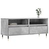 vidaXL TV Cabinet Concrete Grey 100x34.5x44.5 cm Engineered Wood