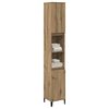 vidaXL Bathroom Cabinet Artisan Oak 30x30x190 cm Engineered Wood