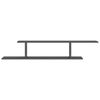 vidaXL Wall-Mounted TV Shelf Grey 125x18x23 cm Engineered Wood