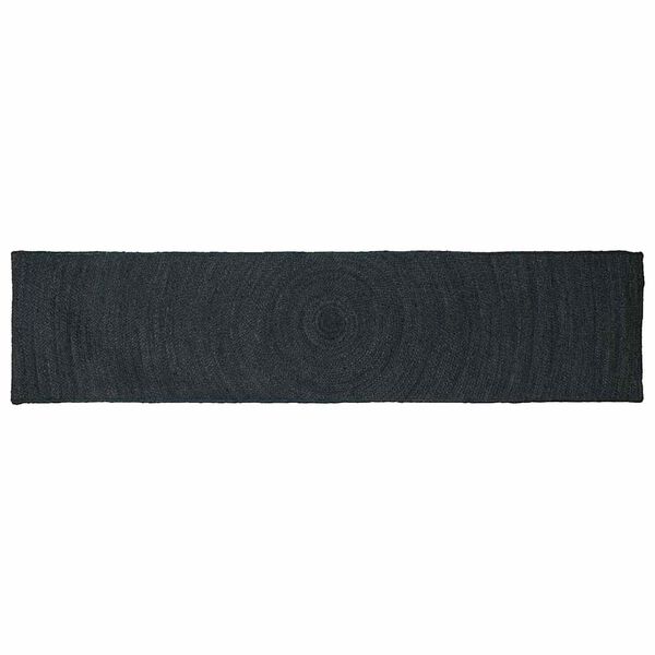 vidaXL Area Rugs Rectangular Dark Grey 60 x 250 cm Jute