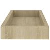 vidaXL Loggia Wall Shelves 4 pcs Oak 40x15x4 cm MDF