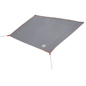 vidaXL Water Resistant Tarp with Roof Grey and Orange 240 x 460 cm