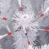 vidaXL Artificial Christmas Tree White 300 cm PVC and Metal