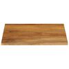 vidaXL Table Top Live Edge 60x60x2.5 cm Solid Wood Mango
