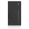 vidaXL Kitchen Base Cabinet&nbsp;Porto Black Engineered Wood