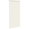 vidaXL Roller Blind Blackout Off White 115x210 cm Fabric Width 110.7 cm Polyester