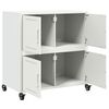 vidaXL Sideboard White 68x39x72 cm Steel