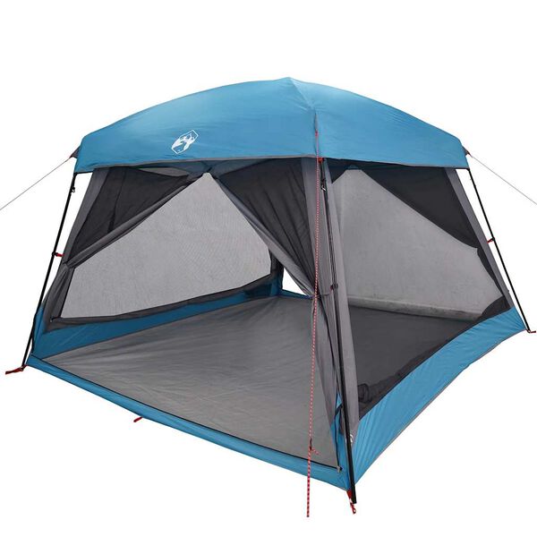 vidaXL Family Tent Cabin 6-Person Blue Waterproof