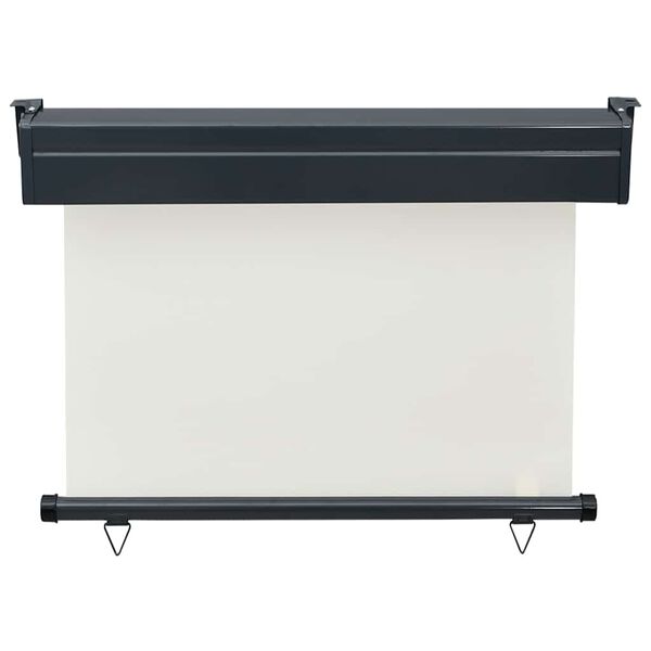 vidaXL Balcony Side Awning 105x250 cm Cream