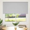 vidaXL Roller Blind Blackout Light Grey 155x150 cm Fabric Width 151.6 cm Polyester