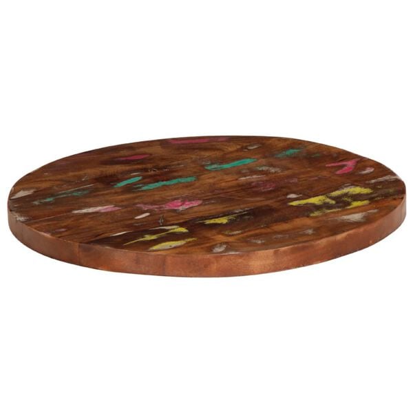 vidaXL Table Top &Oslash; 90x3.8 cm Round Solid Wood Reclaimed