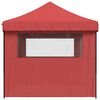 vidaXL Party Tent Folding Burgundy 292 x 440 x 315 cm Oxford Fabric