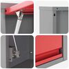 vidaXL Work Cabinet with Drawer with Lock 7 pcs Red 150 x 55 x 200 cm