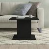 vidaXL Coffee Table Black 55.5x55.5x40 cm Engineered Wood