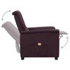 vidaXL Massage Chair Purple Fabric