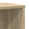 vidaXL Bookcase Sonoma Oak 60x24x85 cm Engineered Wood